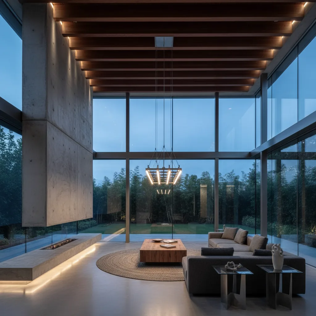 Hormigón Visto Venezia: Combina Madera, Vidrio y Metal con Estilo